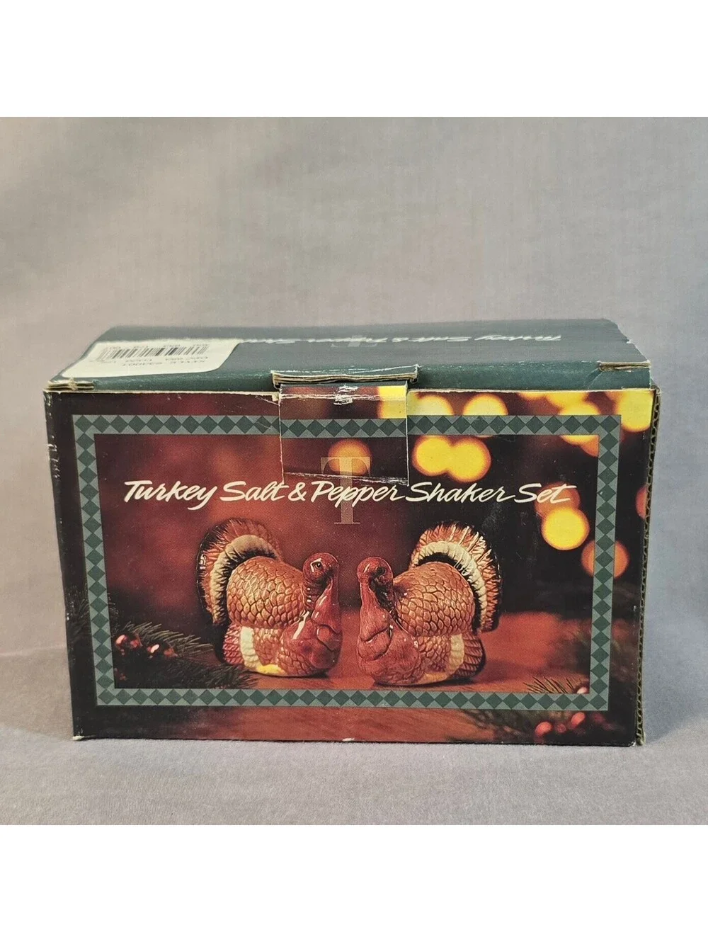 Vintage Turkey Salt And Pepper Shakers 1993 Dayton Hudson Ceramic 90s Boxed